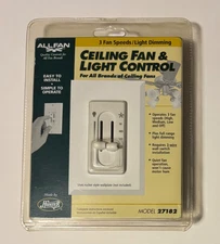 Hunter ALL FAN Universal Ceiling Fan & Light Control 27182 White - 3 Speed