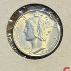 1936-s Mercury Silver Dime Gem BU Uncirculated FB Full Bands #338