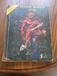 TSR Advanced Dungeons & Dragons Dungeon Masters Guide Gary Gygax 1979