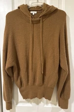 Lilysilk Eshe 2-in-1 Cashmere Detachable Hoodie Size Lg