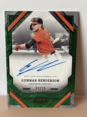 Gunnar Henderson /25 - 2025 Topps Tier One #T1A-GH - Autograph