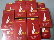 Vandoren Java Red Cut Filed Eb Alto Saxophone Reeds Boxes or Singles Mix & Match