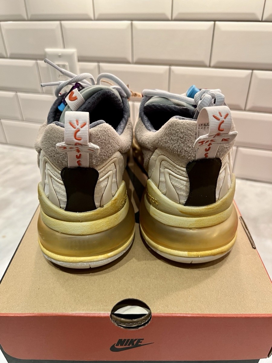 Size 11.5 - Nike Travis Scott x Air Max 270 React ENG Cactus