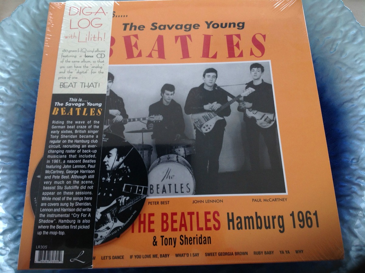 THE SAVAGE YOUNG BEATLES VINYL LP & CD THE BEATLES HAMBURG 1961