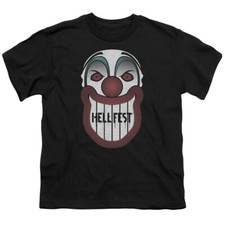 Hell Fest Kids T-Shirt Clown Face Black Tee