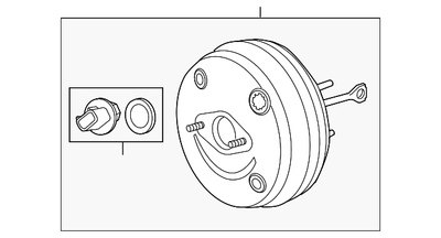 Genuine GM Power Brake Booster Assembly 19432803 | eBay 