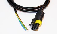Netzstecker Mit Kabel FüR Grundfos UPM3 (Hybrid, Flex Solar) Hocheffizienzpumpen