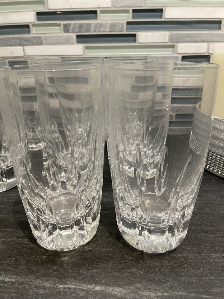 Verres à Cocktail Vintage Lenox Crystal CHARLESTON - Lot De 8, 12 Oz - Occasion