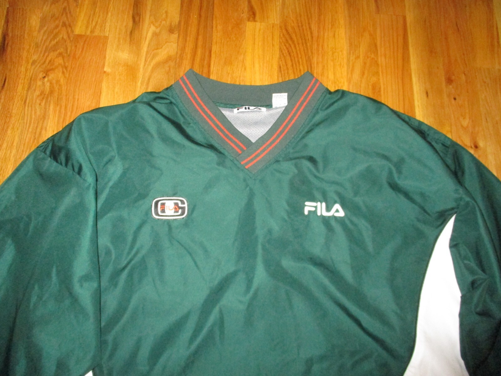 FILA Pullover frangivento da uomo verde bianco colore verde taglia XL