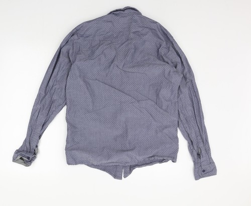 Selected Mens Blue Cotton blend Size 16 Collared - Picture 2 of 12