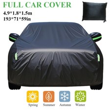 Full Car Cover Waterproof All Weather Protection Anti-uv Rain Snow Anti Dust