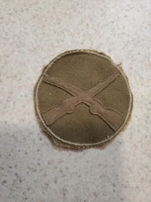 One WWI WW1 US ARMY PFC INFANTRY TWILL PATCH PRIVATE FIRST CLASS