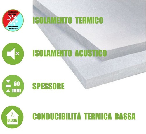 5 Pannelli di Polistirene EPS 100 per Isolamento Termico -100 x 50 x 5 cm - Foto 2 di 6