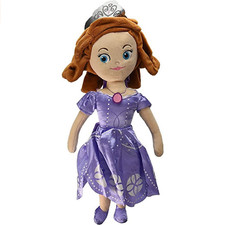 Mochila Disney Princesa Sofía la Primera Peluche 17" Muñeca Pal Nueva