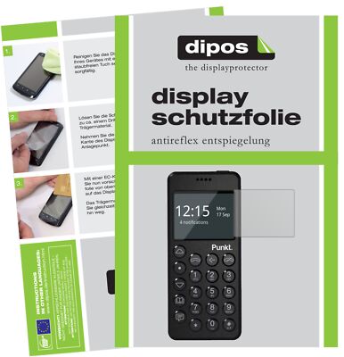 6x Schutzfolie für Punkt MP02 matt Displayschutzfolie Folie Display Schutz dipos