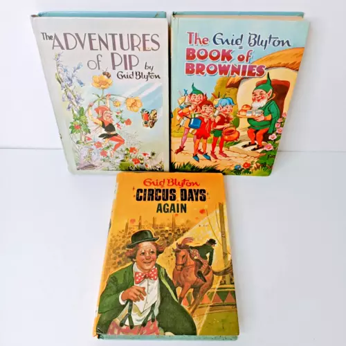 Enid Blyton Books The Adventures of Pip, Binkle and Flip Hardcover Vintage