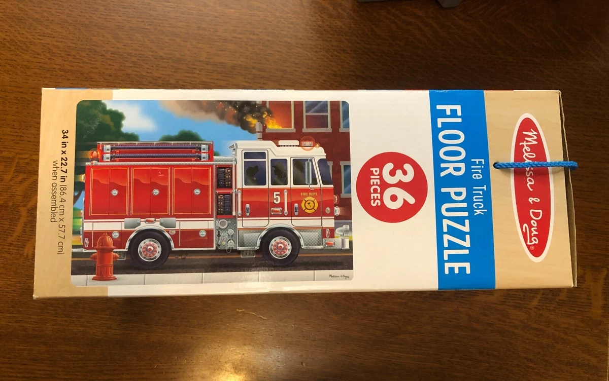 Melissa and best sale doug fire truck