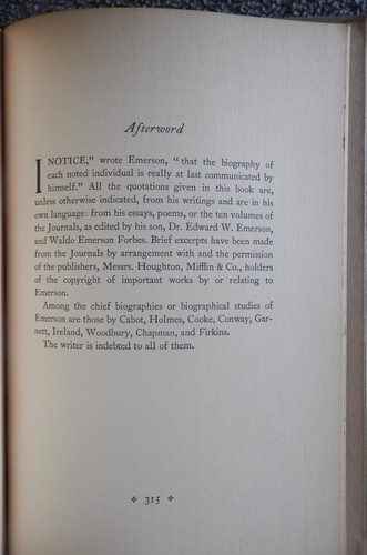 EMERSON: THE WISEST AMERICAN by Phillips Russell 1929 Biography HC VGC - Imagen 13 de 16