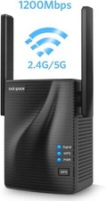 OPEN BOX - rockspace 1200Mbps WiFi Repeater AC1200 -WiFi Range Extender Support