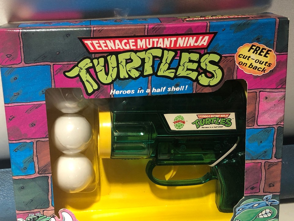 VINTAGE TEENAGE MUTANT NINJA TURTLES LEONARDO BALL & TARGET SET 1989 eBay
