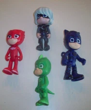 Just Play PJ Masks 3.5 Inch Figure Lot C ~ Catboy / Owlette / Gecko / Luna