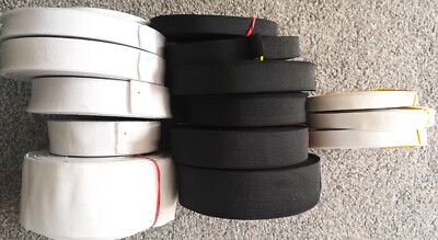 Gummiband schwarz oder weiß, flach gewebt, 16 mm 15 mm 50 mm 30 mm 18 mm 12 mm 38 mm 20 mm 25 mm 9