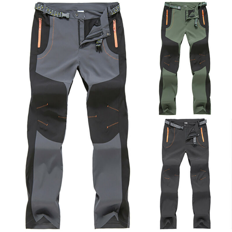 Men Thermal Hiking Pants Softshell Waterproof Winter Outdoor Ski Snow Trousers . eBay
