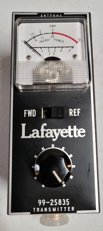 VINTAGE Lafayette 99-25835 SWR / Field Strength w/ Orig Box, Manual