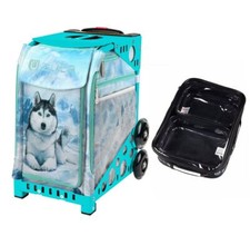 Zuca Sport Bag - Husky Turquoise Frame with One Large and Two Mini Utility Pou