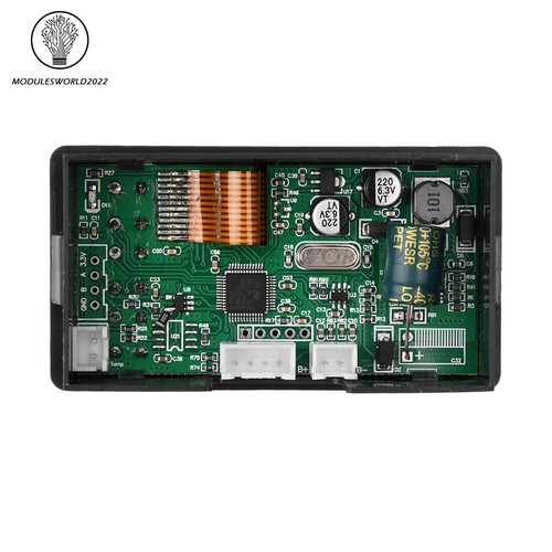 DC8-120V Digital Voltmeter Ammeter Battery Capacity Indicator Hall Coulomb Meter - Picture 12 of 33