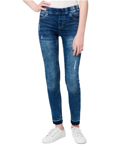 Justice Girls Blue Denim Jeggings 