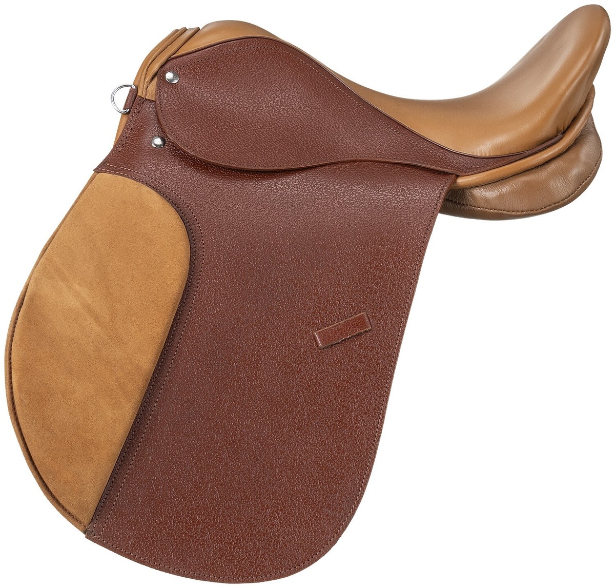 16 Inch All Purpose English Saddle Package - Medium Chestnut - All Leather 688499517140
