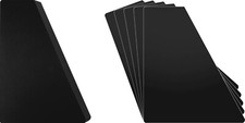  30 10" Record Bin Index Divider Cards - Sloped 10-1/4"x11-1/2" Black Eco 30mil