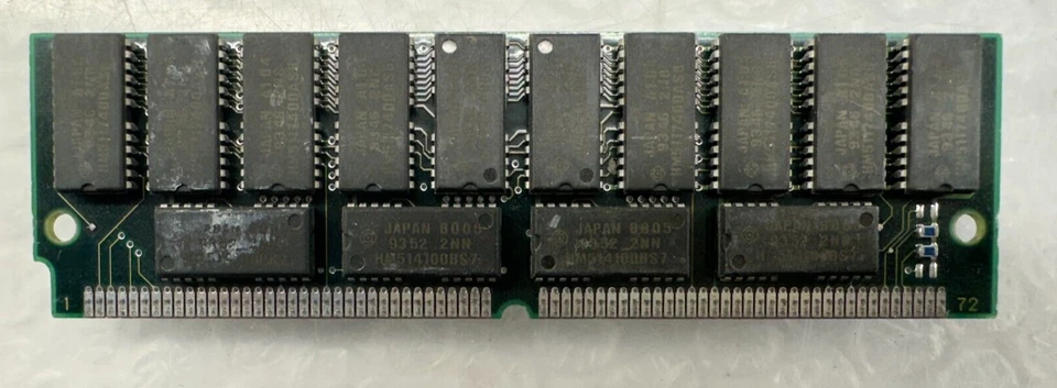 HB56D836SBR-7A 32MB 72 PIN SIMM 8X36 - Image 2 of 2
