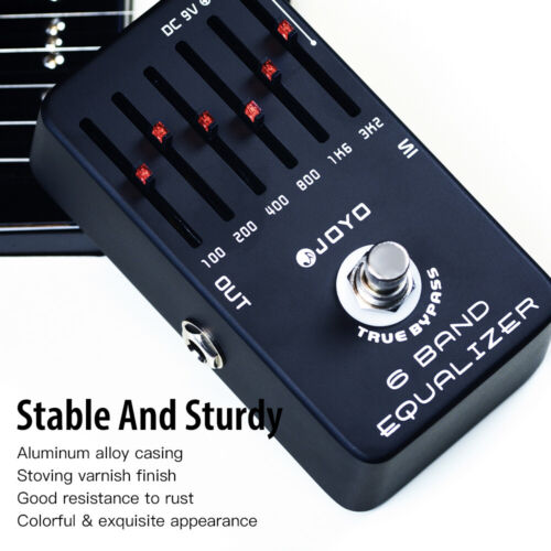 JOYO 6 Band EQ Pedale Equalizzatore ±18dB Pedale Effetto Chitarra per Chitarra Elettrica - Foto 7 di 10