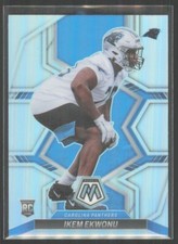 2022 Panini Mosaic Silver Prizm Ikem Ekwonu Rookie #369