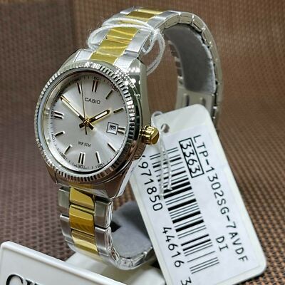 Casio LTP-1302SG-7A Classic Analog Two Tone Gold Stainless  display picture 3