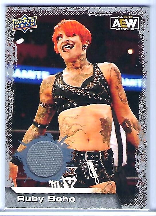 2022 UPPER DECK AEW ALL ELITE WRESTLING - RUBY SOHO - MATCH USED RING MAT PATCH