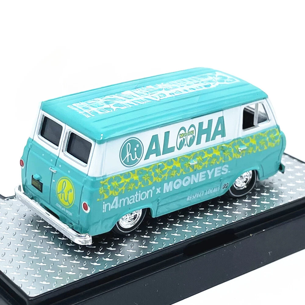 SS☺︎︎ 　MOONEYES Skyline econolineセット M2 1:64 1965 Ford Econoline In4mation x Mooneyes S28 Car