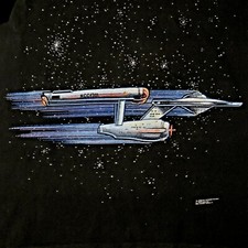 Vintage 1991 Star Trek 25th Anniversary T-Shirt Rare Great Condition See Photos