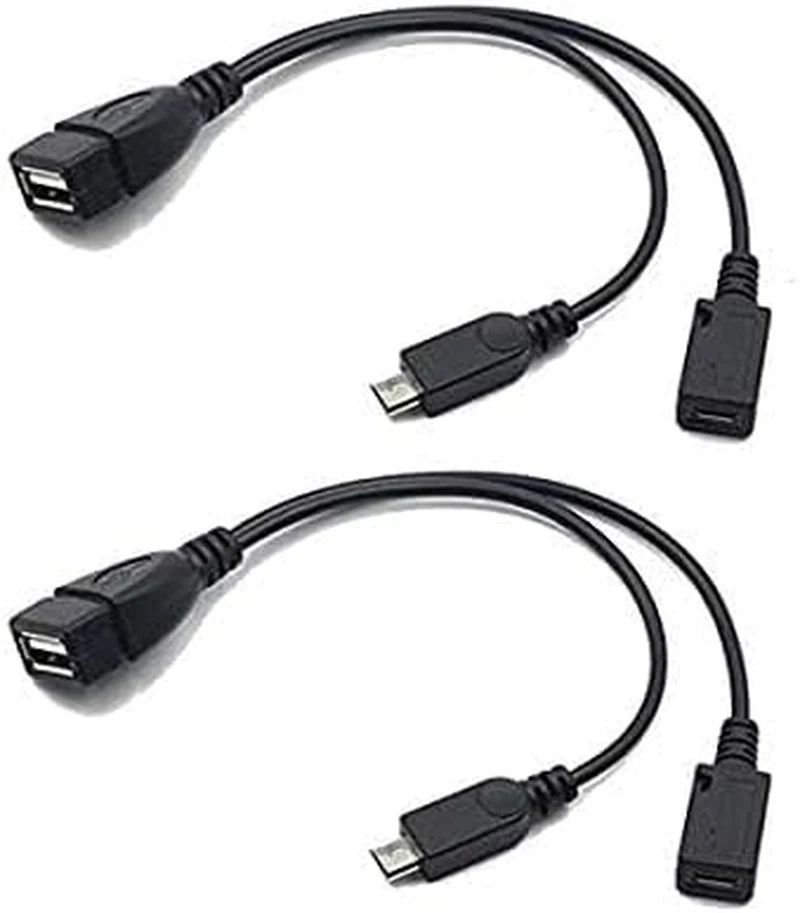 2 Pack OTG Cable Replacement for Fire Stick 4K Compatible with Samsung Galaxy LG - Image 2 of 4