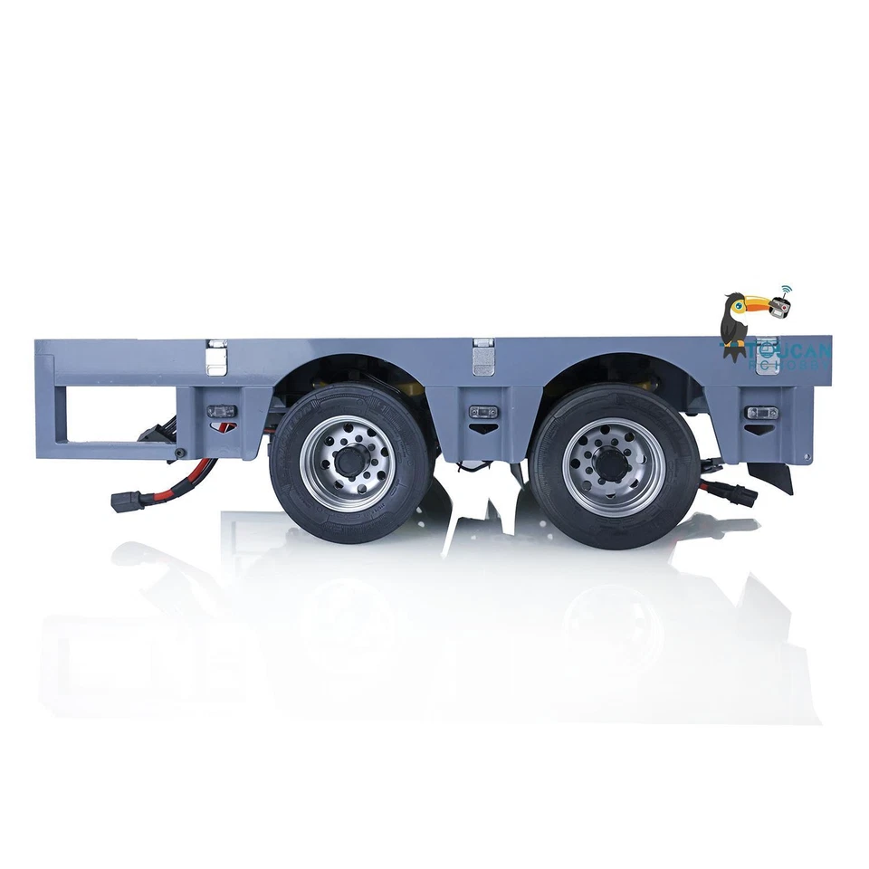 2Axle Metal Trailer Module For Tamiya 1/14 Metal CNC 5Axle Heavy Trailer Truck - Image 3 of 4