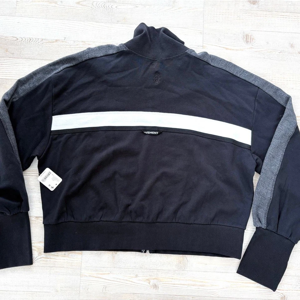 Nueva Chaqueta de Terry FP Movement Salto Alto con Cremallera | Negra Talla Grande Foto 4 de 4
