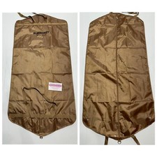 NEW Burberry Garment Bag Clothing Storage Brown Nylon Black Lettering Logo