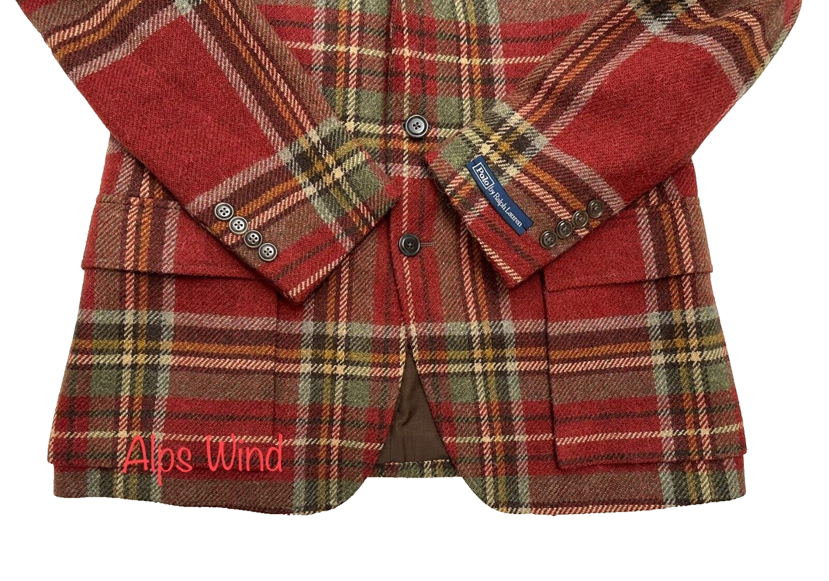 Polo Ralph Lauren チェック柄 ダブルブレスト 40S Polo テーラード フィット チェック スーツ ジャケット | ラルフ