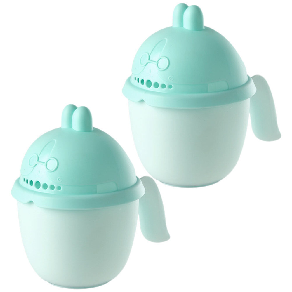 2Pcs Baby Rinse Cup Cartoon Bunny for Hair & Eye Bath (Green) eBay