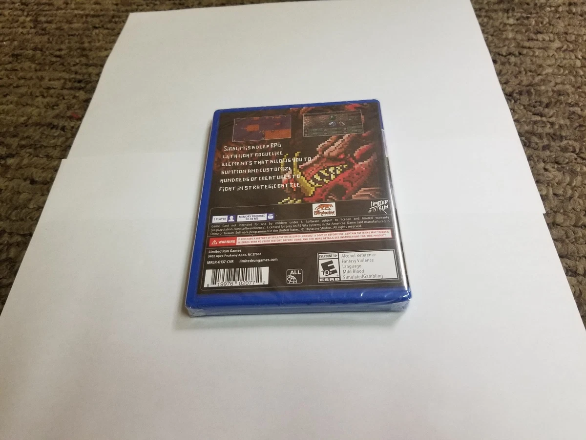 Siralim PS Vita Limited Run Games 137 new