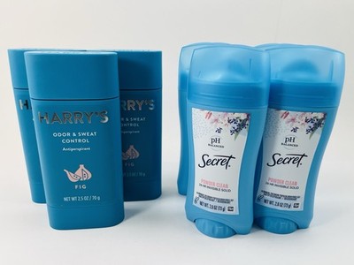 New Unused Antiperspirant Deodorant Lot | Secret & Harry s | See Photos for Deta
