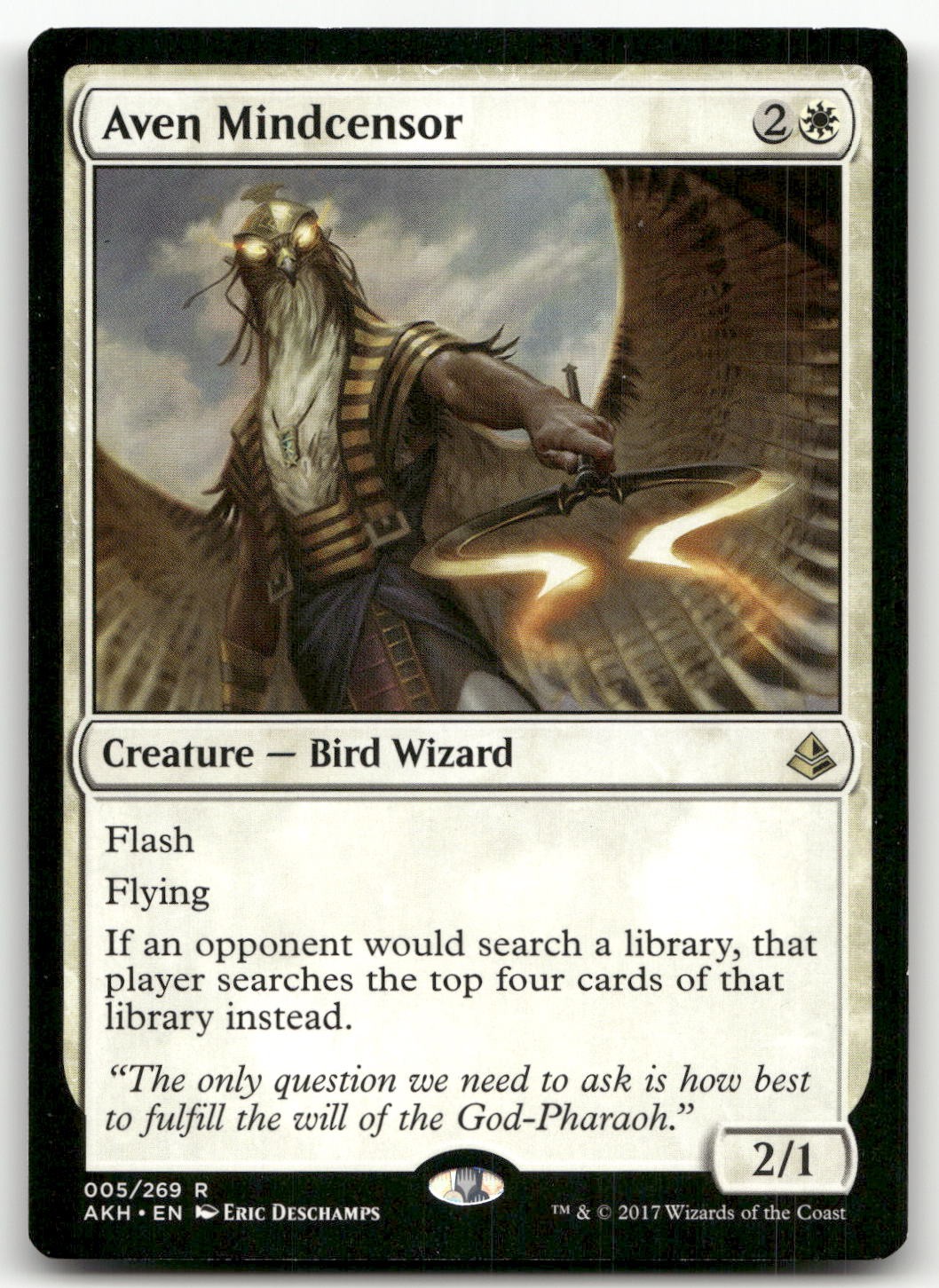 Aven Mindcensor #5 (NM) Amonkhet AKH Magic MTG