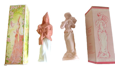 AVON  MAID MERIAN  & LADY WITH FLOWERS  je 50 ml  OVP  VINTAGE sehr selten